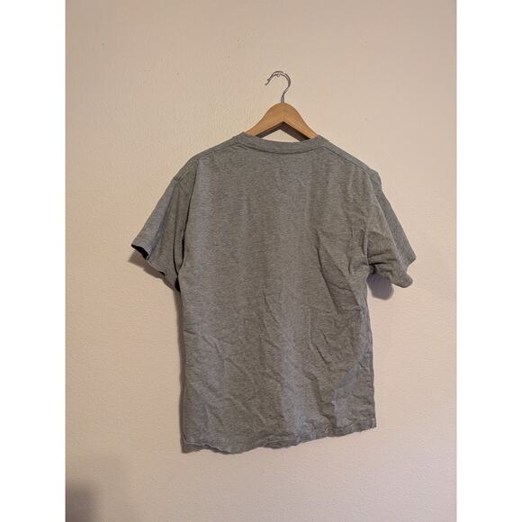 Nike block futura logo tee shirt gray size M - Picture 2 of 4